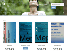 Tablet Screenshot of inhalers4asthma.com